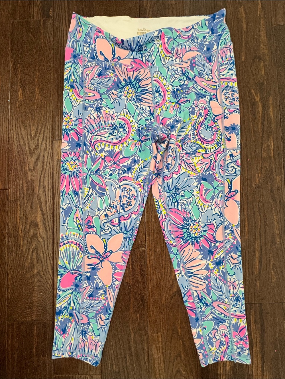 Lilly Pulitzer Sz XXL Weekender HighRise Leggings PopUp Got Your Back